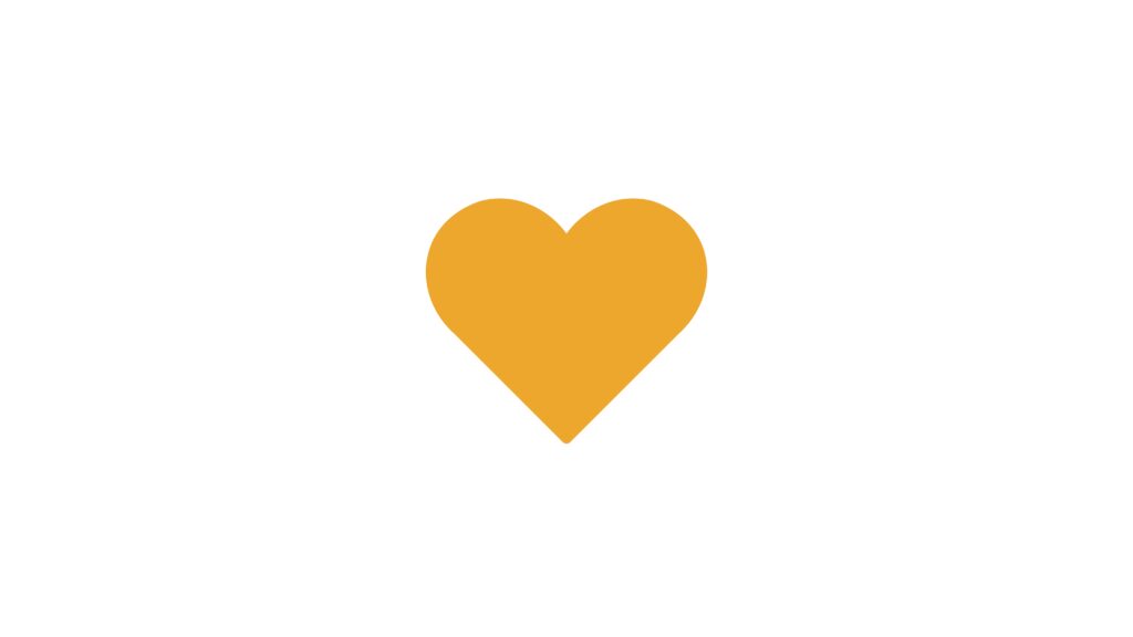 orange heart